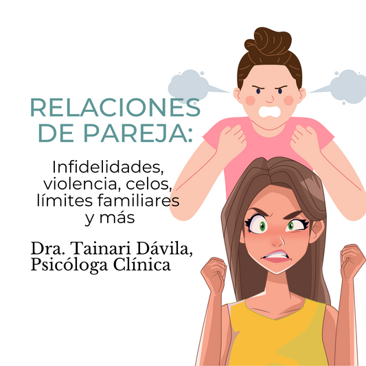Taller grabado: Relaciones de pareja: Infidelidades, violencia, celos, límites familiares y más