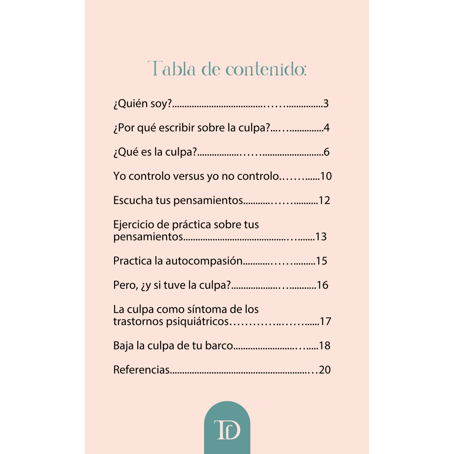 [GRATIS] Guía sobre la culpa